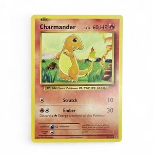 2016 Xy Evolutions Charmander Pokemon Trading Card